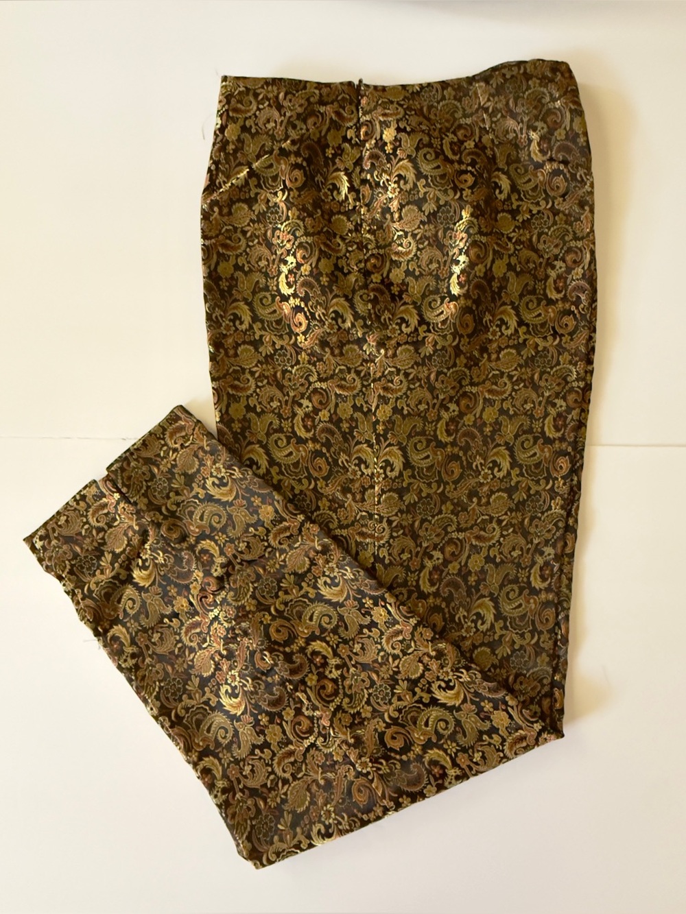 Women's Brocade Dress Pants Paisley Pattern By
Allison Taylor.